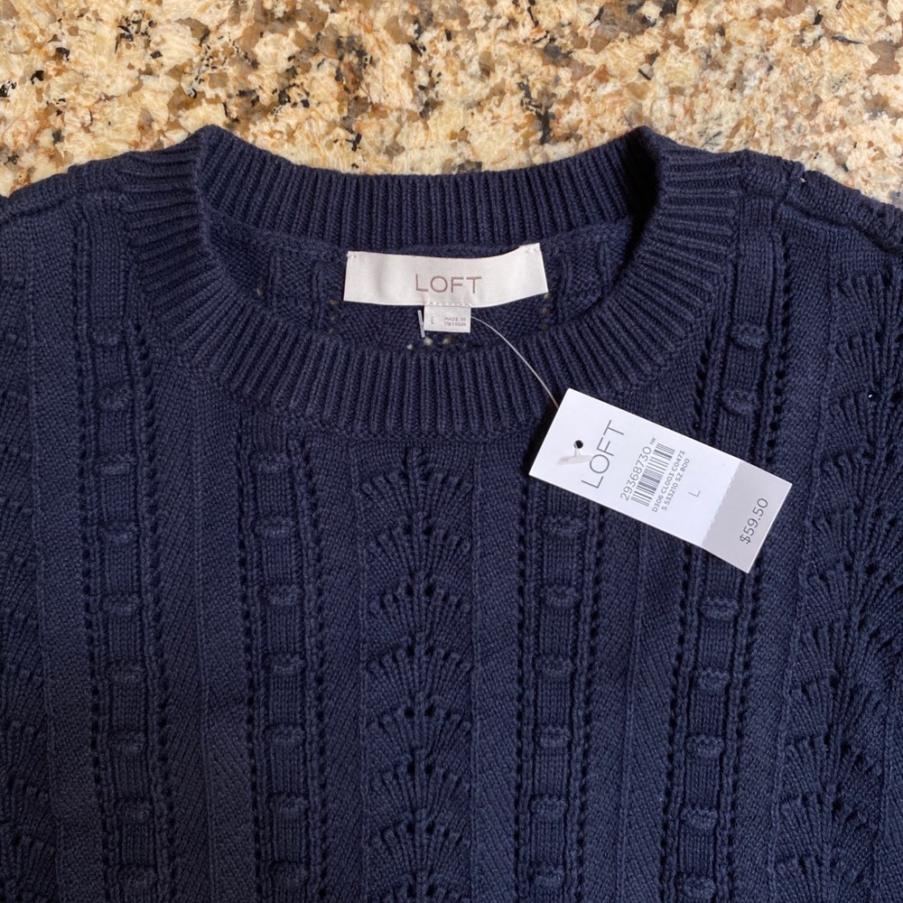 NWT LOFT Cropped Sweater - Picture 3 of 5